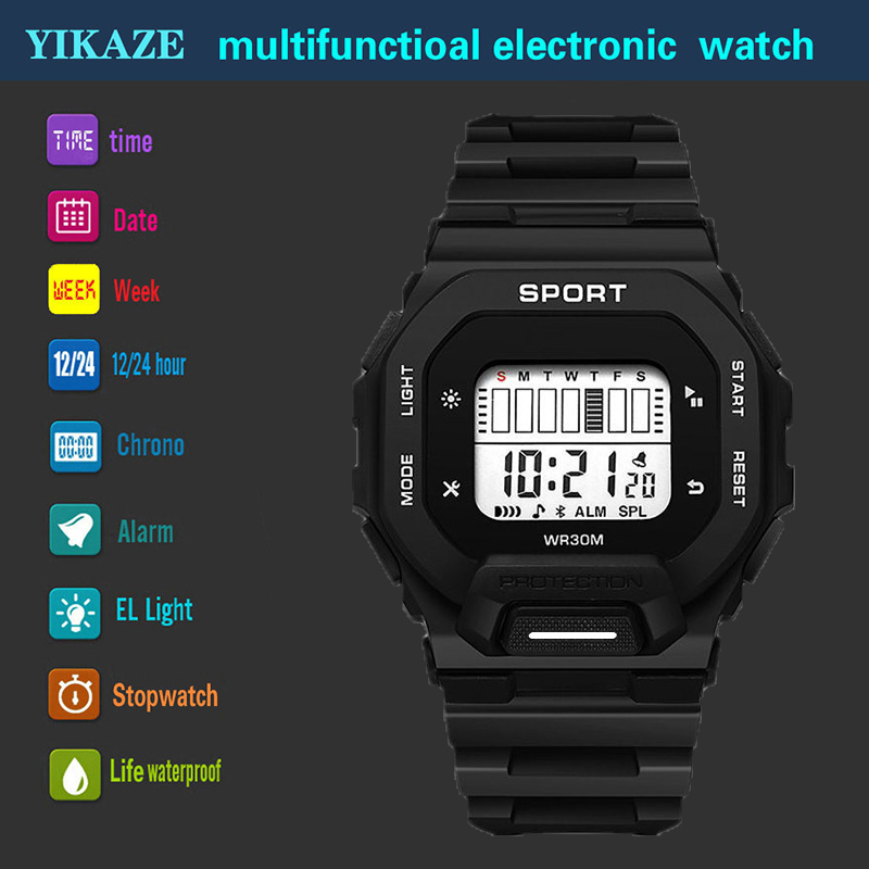 YIKAZE Men's Sports Watch Wate - Outdoor Sports Adventure 评论和价格