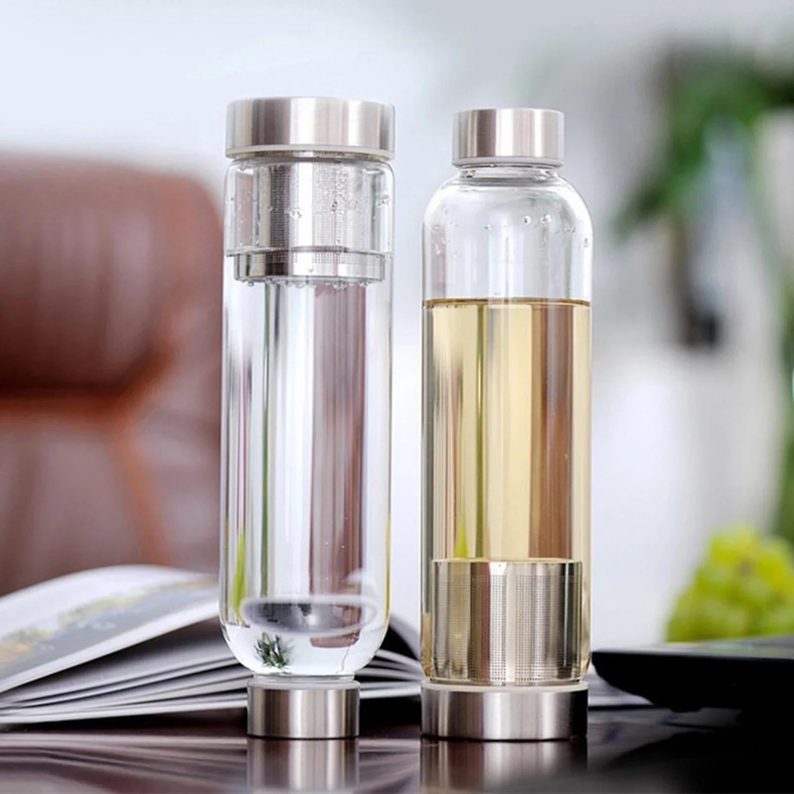 Glass Sport Water Bottle Tea I - Outdoor Sport Glass Water Bottle 评论和价格
